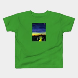 War of the Close Encounters of the Bunny Kind Kids T-Shirt